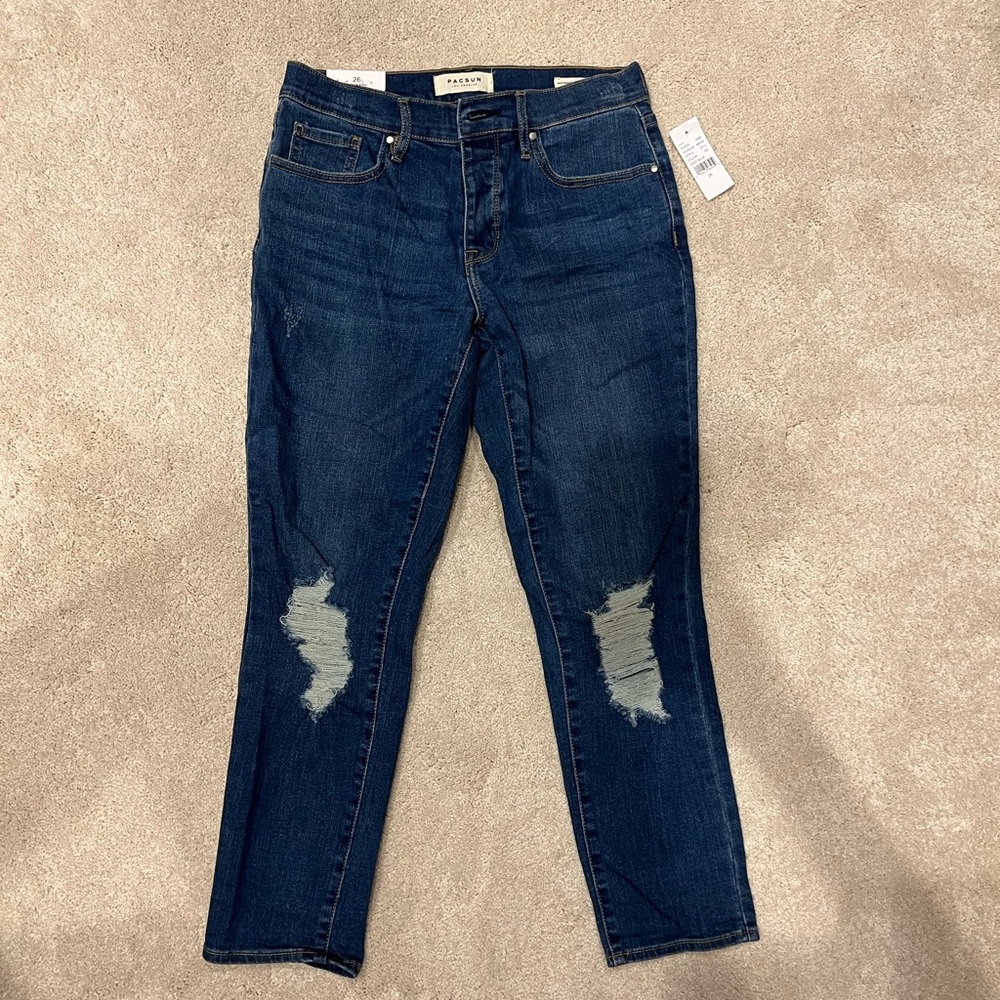 Women’s pacsun ripped boyfriend jeans